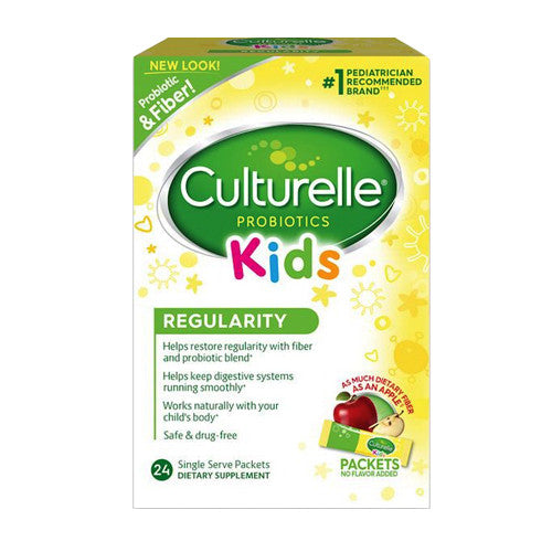 Culturelle Probiotics and Fiber Regularity for Kids, Powder Mix Packets, 24 Ea
